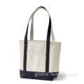 Tote Bag Foldable Blank Reusable Canvas Women Handbag Tote Bag Factory